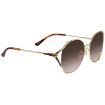 Picture of GUCCI Brown Round Ladies Sunglasses