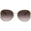 Picture of GUCCI Brown Round Ladies Sunglasses