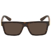 Picture of DOLCE & GABBANA Dark Brown Rectangular Ladies Sunglasses