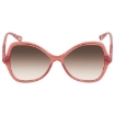 Picture of CHLOE Brown Gradient Butterfly Ladies Sunglasses