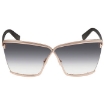 Picture of TOM FORD Elle Grey Butterfly Ladies Sunglasses