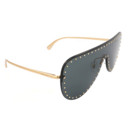 Picture of VERSACE Dark Gray Irregular Ladies Sunglasses