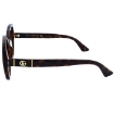 Picture of GUCCI Brown Square Ladies Sunglasses