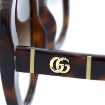 Picture of GUCCI Brown Square Ladies Sunglasses