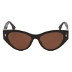 Picture of FENDI Brown Cat Eye Ladies Sunglasses