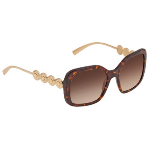 Picture of VERSACE Brown Gradient Square Ladies Sunglasses