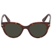 Picture of PERSOL Green Oval Ladies Sunglasses