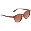 Picture of BURBERRY Amelia Gradient Brown Round Ladies Sunglasses