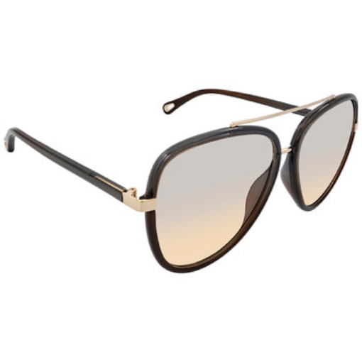 Picture of CHLOE Franky Grey Gradient Pilot Ladies Sunglasses