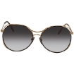 Picture of BURBERRY Grey Gradient Round Ladies Sunglasses