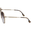 Picture of BURBERRY Grey Gradient Round Ladies Sunglasses