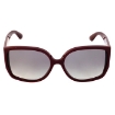 Picture of BURBERRY Gray Gradient Oversized Ladies Sunglasses