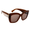 Picture of MIU MIU Light Brown Square Ladies Sunglasses