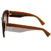 Picture of MIU MIU Light Brown Square Ladies Sunglasses