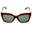 Picture of VERSACE Green Square Ladies Sunglasses