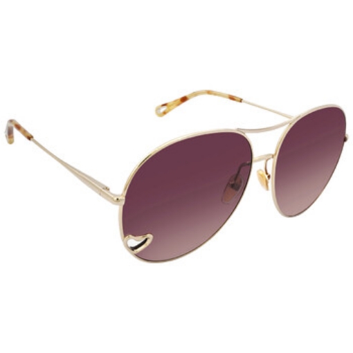 Picture of CHLOE Brown Pilot Ladies Sunglasses