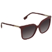 Picture of BURBERRY Gray Gradient Square Ladies Sunglasses