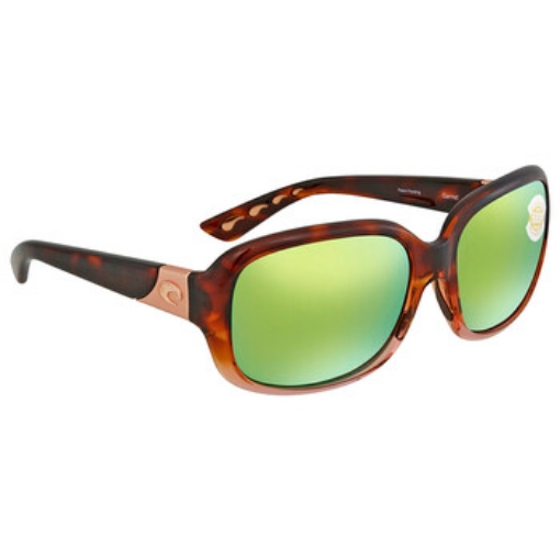 Picture of COSTA DEL MAR GANNET Green Mirror Polarized Polycarbonate Ladies Sunglasses