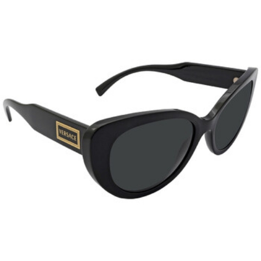 Picture of VERSACE Dark Grey Cat Eye Ladies Sunglasses