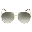 Picture of CHLOE Green Gradient Pilot Ladies Sunglasses