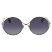 Picture of GUCCI Grey Gradient Round Ladies Sunglasses