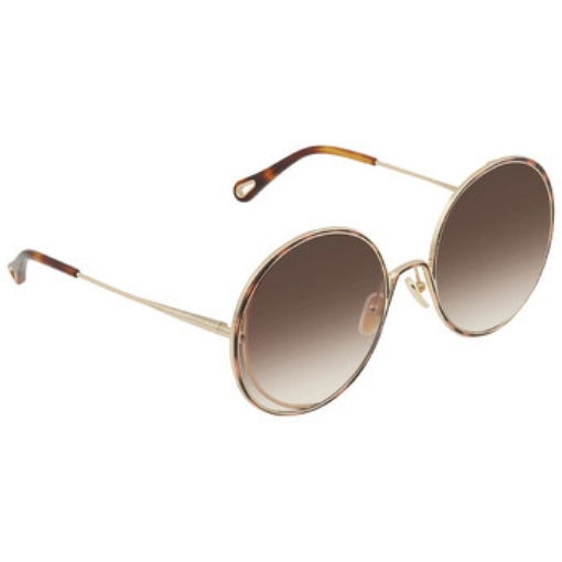 Picture of CHLOE Brown Gradient Round Ladies Sunglasses