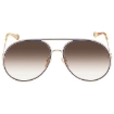 Picture of CHLOE Brown Gradient Pilot Ladies Sunglasses