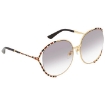 Picture of GUCCI Grey Round Ladies Sunglasses