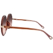 Picture of CHLOE Gradient Red Brown Geometric Ladies Sunglasses