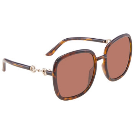 Picture of GUCCI Dark Brown Square Ladies Sunglasses