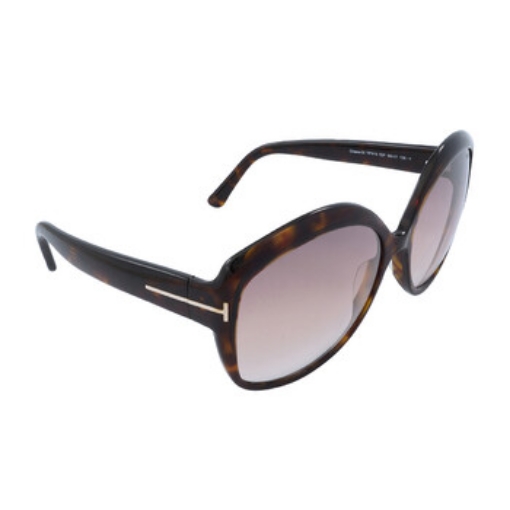 Picture of TOM FORD Gradient Brown Butterfly Ladies Sunglasses