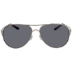 Picture of OAKLEY Caveat Grey-Black Pilot Ladies Sunglasses