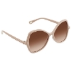 Picture of CHLOE Orange Gradient Butterfly Ladies Sunglasses