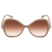 Picture of CHLOE Orange Gradient Butterfly Ladies Sunglasses