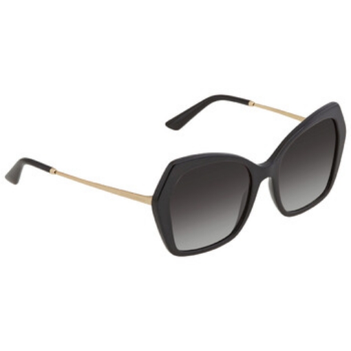 Picture of DOLCE & GABBANA Gray Gradient Butterfly Ladies Sunglasses