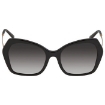 Picture of DOLCE & GABBANA Gray Gradient Butterfly Ladies Sunglasses