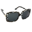 Picture of BURBERRY Penelope Dark Grey Square Ladies Sunglasses