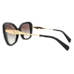 Picture of PRADA Gray Gradient Butterfly Ladies Sunglasses