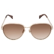 Picture of LANVIN Brown Gradient Pilot Ladies Sunglasses