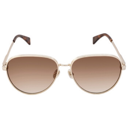 Picture of LANVIN Brown Gradient Pilot Ladies Sunglasses