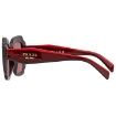 Picture of PRADA Red Mirrored Internal Silver Irregular Ladies Sunglasses