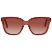 Picture of GUCCI Brown Gradient Square Ladies Sunglasses GG0790S-004 56