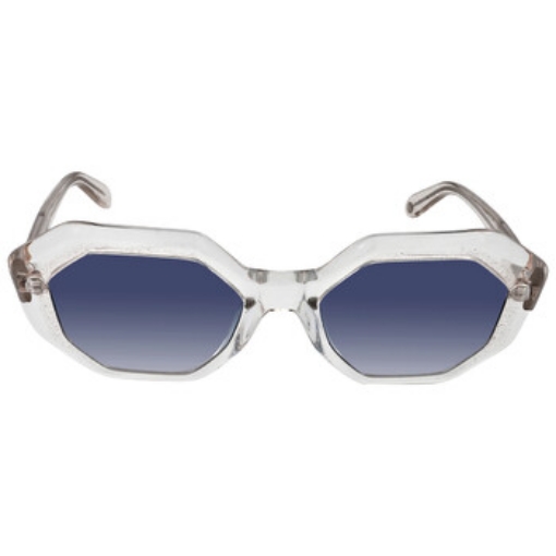 Picture of GARRETT LEIGHT Jaqueline Semi Flat Ultra Marine Gradient Geometric Ladies Sunglasses