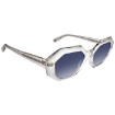 Picture of GARRETT LEIGHT Jaqueline Semi Flat Ultra Marine Gradient Geometric Ladies Sunglasses