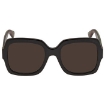 Picture of GUCCI Brown Square Ladies Sunglasses