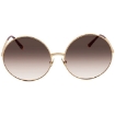 Picture of DOLCE & GABBANA Brown Gradient Round Ladies Sunglasses