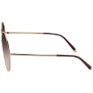 Picture of DOLCE & GABBANA Brown Gradient Round Ladies Sunglasses