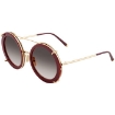 Picture of DOLCE & GABBANA Brown Gradient Round Ladies Sunglasses