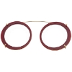 Picture of DOLCE & GABBANA Brown Gradient Round Ladies Sunglasses