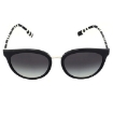 Picture of BURBERRY Willow Gradient Grey Butterfly Ladies Sunglasses